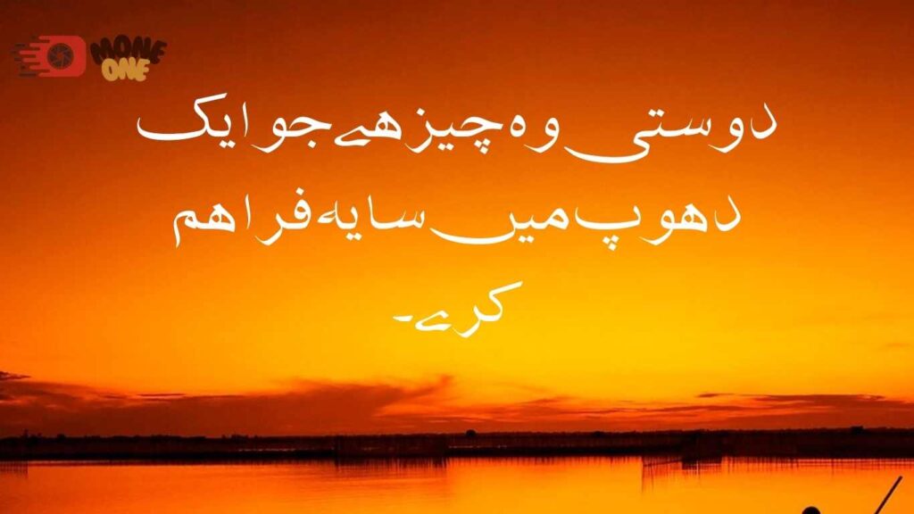 friendship quotes in urdu