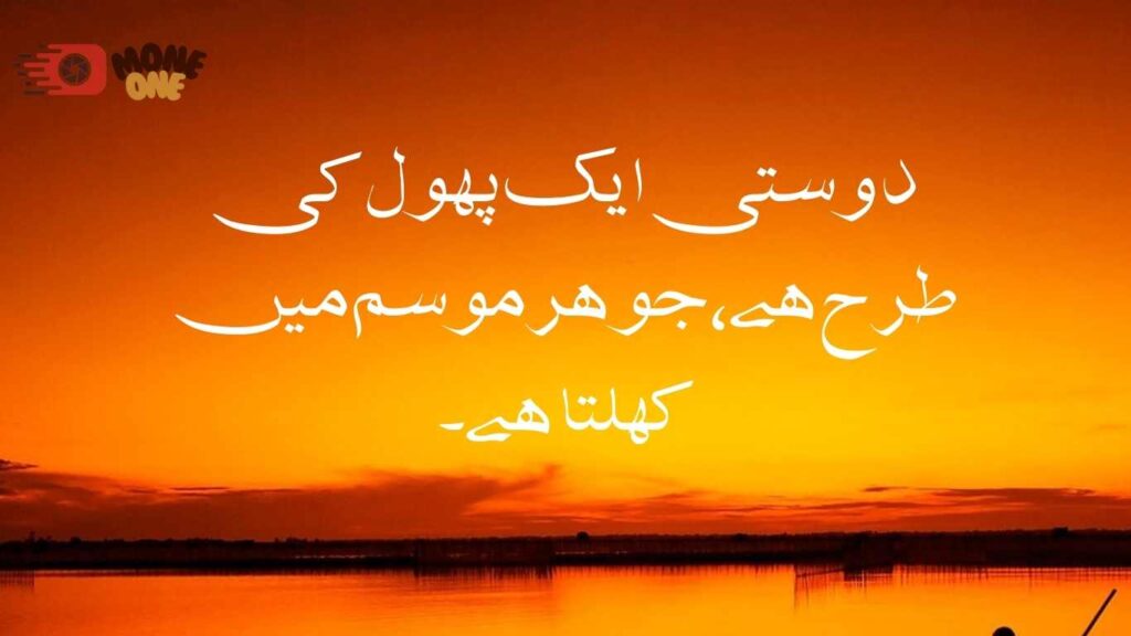 friendship quotes in urdu